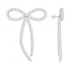 Серебряные серьги SOKOLOV с жемчугом 94027530 фото