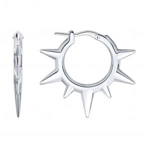 Серебряные серьги SOKOLOV 94027534 фото