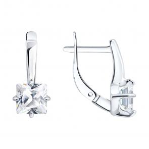 Серебряные серьги SOKOLOV 94027586 фото