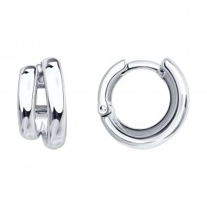 Серебряные серьги SOKOLOV 94027594 фото