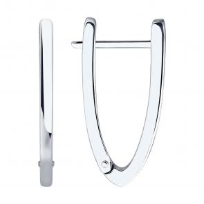 Серебряные серьги SOKOLOV 94027646-91 фото