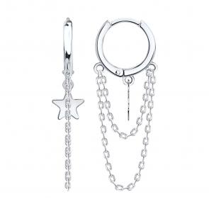 Серебряные серьги SOKOLOV 94027666-91 фото