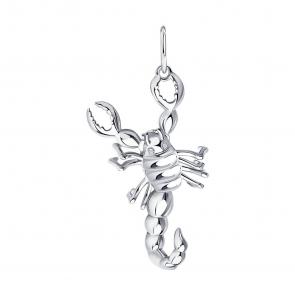 Серебряная подвеска SOKOLOV с фианитом 94030028 фото
