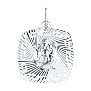 Серебряная подвеска Знак зодиака Дева SOKOLOV 94030863 фото