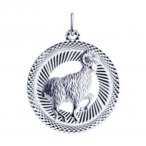 Серебряная подвеска Знак зодиака Овен SOKOLOV 94030870 фото