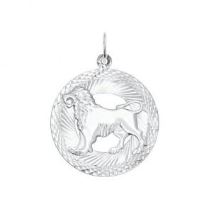 Серебряная подвеска Знак зодиака Лев SOKOLOV 94030874 фото