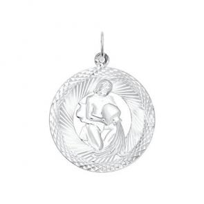 Серебряная подвеска Знак зодиака Водолей SOKOLOV 94030880 фото