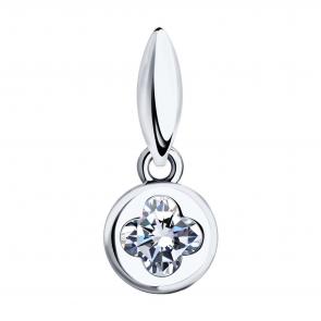 Серебряная подвеска SOKOLOV с фианитом 94031327 фото