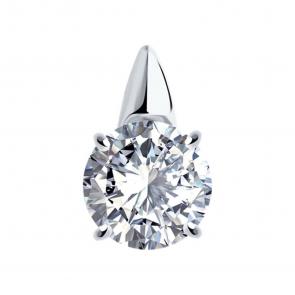 Серебряная подвеска SOKOLOV с фианитом 94031754-91 фото