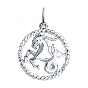 Серебряная подвеска Знак зодиака Козерог SOKOLOV 94031862 фото