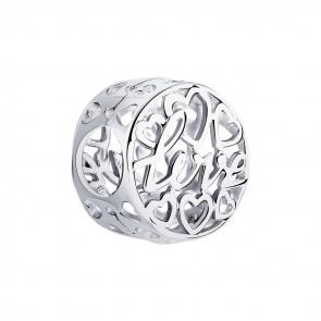 Серебряная подвеска-шарм SOKOLOV 94032623 фото