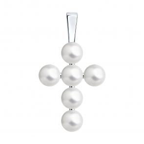 Серебряная подвеска SOKOLOV с жемчугом 94032731 фото