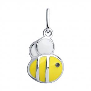 Серебряная подвеска SOKOLOV с эмалью 94032819 фото