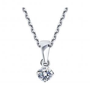 Серебряная подвеска SOKOLOV с фианитом 94032829 фото