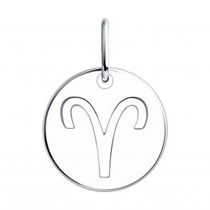 Серебряная подвеска Знак зодиака Овен SOKOLOV 94032848 фото