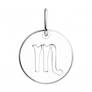 Серебряная подвеска Знак зодиака Скорпион SOKOLOV 94032855 фото