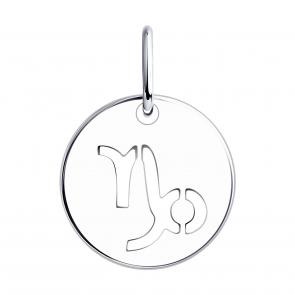Серебряная подвеска Знак зодиака Козерог SOKOLOV 94032857 фото