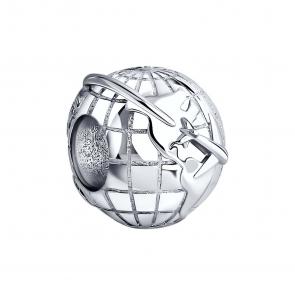 Серебряная подвеска-шарм SOKOLOV 94032998 фото