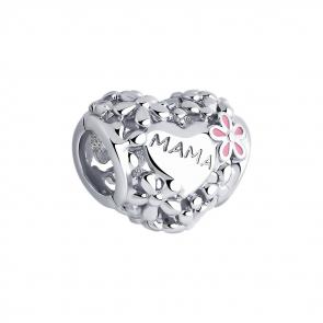 Серебряная подвеска-шарм SOKOLOV с эмалью 94033020 фото