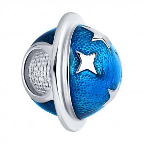 Серебряная подвеска-шарм SOKOLOV с эмалью 94033045 фото