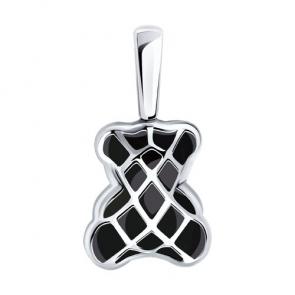 Серебряная подвеска SOKOLOV с эмалью 94033088 фото