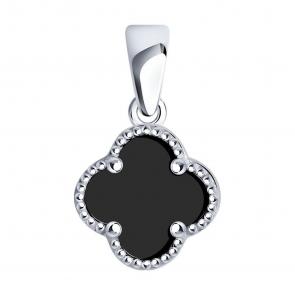 Серебряная подвеска SOKOLOV с минеральным стеклом 94033178-91 фото