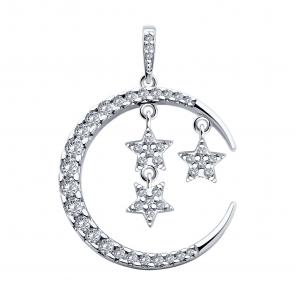 Серебряная подвеска SOKOLOV 94033200-91 фото