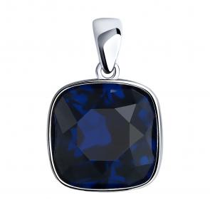 Серебряная подвеска SOKOLOV с фианитом 94033252 фото