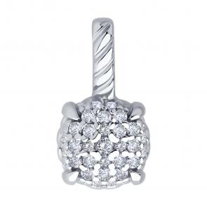 Серебряная подвеска SOKOLOV с фианитом 94033279 фото