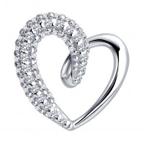 Серебряная подвеска SOKOLOV с фианитом 94033386 фото