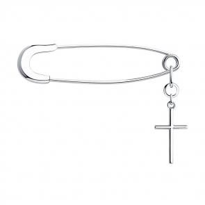 Серебряная булавка Крест SOKOLOV 94040227 фото