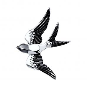 Серебряная брошь SOKOLOV 94040266 фото