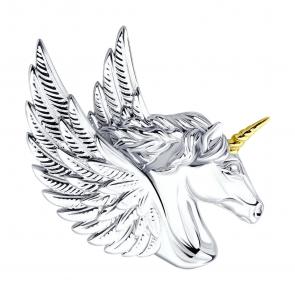 Серебряная брошь SOKOLOV 94049018 фото