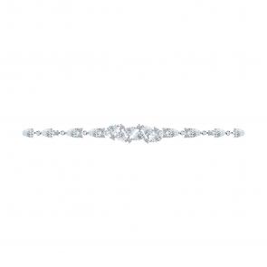 Серебряный браслет SOKOLOV с фианитом 94050354-91 фото