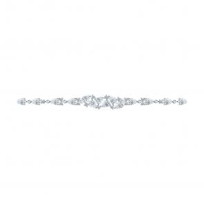 Серебряный браслет SOKOLOV с фианитом 94050354 фото