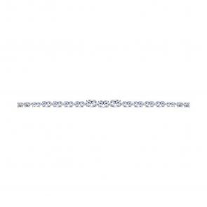 Серебряный браслет SOKOLOV с фианитом 94050357 фото