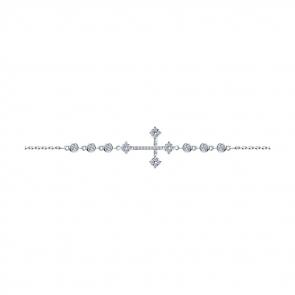 Серебряный браслет SOKOLOV с фианитом 94050543 фото