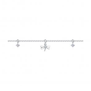 Серебряный браслет SOKOLOV с фианитом 94050672 фото