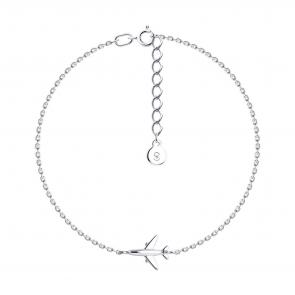 Серебряный браслет Самолёт SOKOLOV 94050714 фото