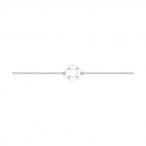 Серебряный браслет SOKOLOV с фианитом 94050761 фото