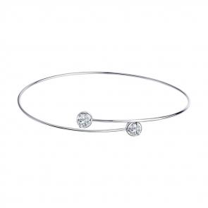 Серебряный браслет SOKOLOV с фианитом 94050810 фото