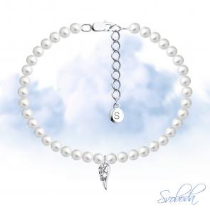 Серебряный браслет SOKOLOV с жемчугом 94050981-91 фото