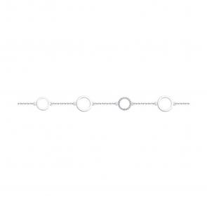 Серебряный браслет SOKOLOV с фианитом 94050982 фото