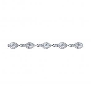 Серебряный браслет SOKOLOV с фианитом 94051034 фото