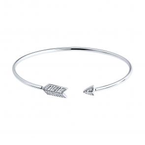 Серебряный браслет SOKOLOV с фианитом 94051038 фото