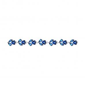 Серебряный браслет SOKOLOV с фианитом 94051047-91 фото