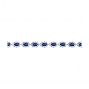 Серебряный браслет SOKOLOV с фианитом 94051055-91 фото