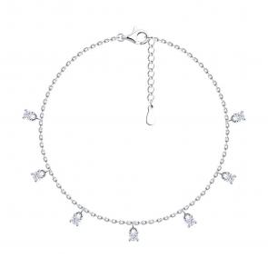 Серебряный браслет SOKOLOV с фианитом 94051084-91 фото