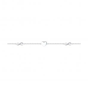 Серебряный браслет SOKOLOV с фианитом 94051115-91 фото