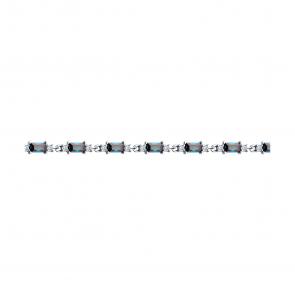 Серебряный браслет SOKOLOV с фианитом 94051131-91 фото